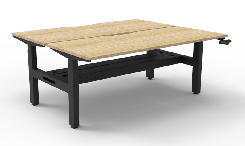 Boost Manual 2 Person Double Sided Workstation
